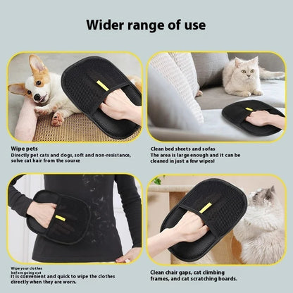 Pet Hair Removal Gloves (Pack of 2)